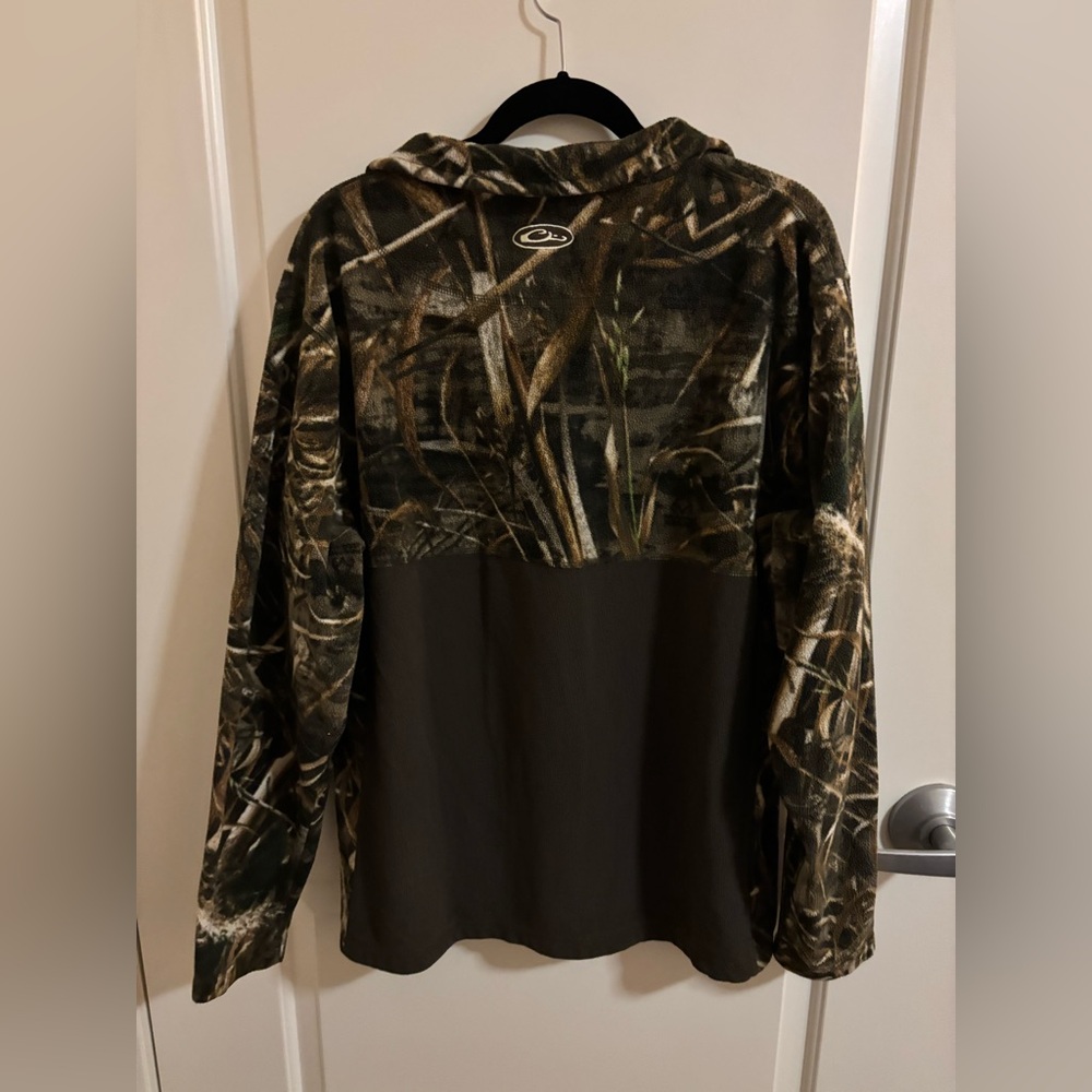 Drake Waterfowl MST Guardian Eqwader Flex Fleece 1/4 Zip jacket, Camouflage - Picture 3 of 3
